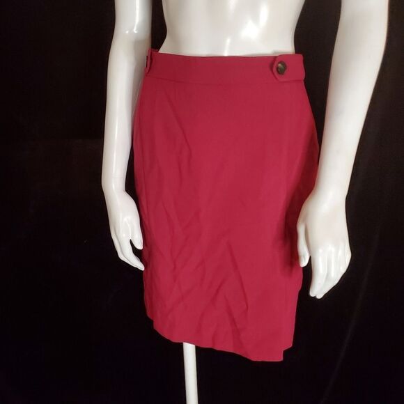 Ann Taylor Petite Pink Business Skirt (00P) - Picture 1 of 5
